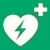 Rettungszeichen Automatisierter exterterner Defibrillatar (AED)