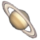 Saturn  Ø 120.536 km (Ringe-Ø 278.400 km)