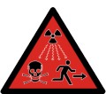 Warnung vor Radioaktivität (ISO 21482)